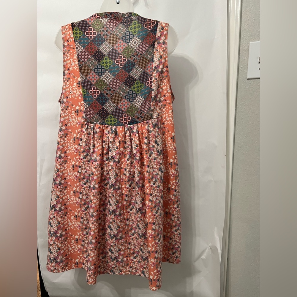 Umgee Womens Floral Patchwork Print Sleeveless Tu… - image 3